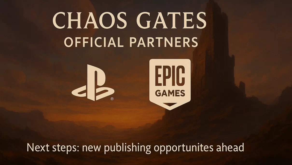 Chaos Gates partners with PlayStation and Epic Games to bring its transmedia universes to life